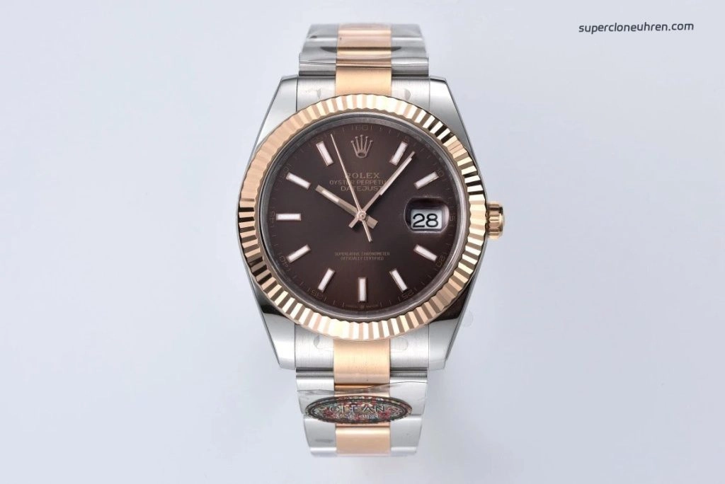 Premium Replica Uhr Rolex Datejust 126331-0002 Edelstahl und Everose-Gold 41 mm
