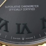 1:1 Super Clone Uhr Rolex Datejust m126333-0020 Zweifarbig Grünes Zifferblatt 41mm