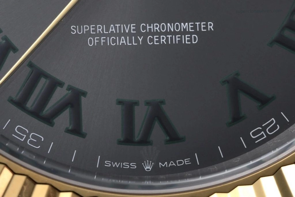 1:1 Super Clone Uhr Rolex Datejust m126333-0020 Zweifarbig Grünes Zifferblatt 41mm