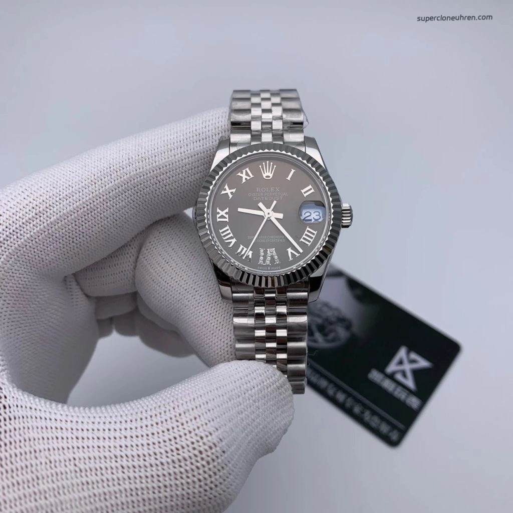 Premium Replica Uhr Rolex Datejust m278274-0028 mit Jubilee-Band aus Edelstahl 31mm