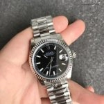 Premium Replica Uhr Rolex Datejust m178279-0046 mit schwarzem Zifferblatt 31mm