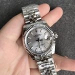 Premium Replica Uhr Rolex Datejust m178274-0009 silbernes Zifferblatt 31mm