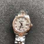Premium Replica Uhr Rolex Datejust 178271 Bicolor mit Perlmuttzifferblatt 31 mm