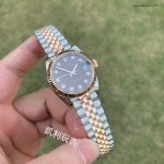 Premium Replica Uhr Rolex Datejust m278271-0028 Roségold Schokobraun 31mm