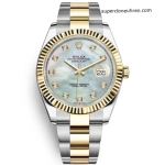 Super Clone Rolex Datejust m126333-0017 Perlmutt-Zifferblatt 41mm