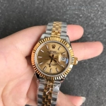 Premium Replica Uhr Rolex Datejust m279173-0001 in Bicolor mit Jubilee-Band 28mm