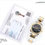 Premium Replica Uhr Rolex Datejust 41 m126333-0019 grünes Zifferblatt mit 18K-Goldband 41mm