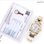 Premium Replica Uhr Rolex Datejust 126333-0001 silbernes Zifferblatt mit Jubilee-Band 41 mm