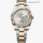 Premium Replica Uhr Rolex Datejust 126333-0001 silbernes Zifferblatt mit Jubilee-Band 41 mm