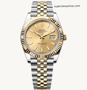 Premium Replica Uhr Rolex Datejust 126333-0010 Bicolor mit Jubilee-Band 41mm
