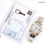 1:1 Super Clone Uhr Rolex Datejust m126333-0002 silbernes Zifferblatt 41mm