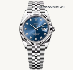 1:1 Super Clone Uhr Rolex Datejust M126334-0016 in 904L Edelstahl mit blauem Zifferblatt 41 mm