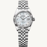 Premium Replica Uhr Rolex Datejust m279174-0009 Perlmuttzifferblatt mit Diamantbesatz 28mm