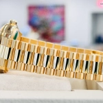 Premium Replica Uhr Rolex Datejust 31 278278-0049 Gold mit rotem Verlaufszifferblatt 31mm