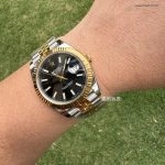 1:1 Super Clone Uhr Rolex Datejust 126333 Zweifarbig Gold-Stahl Jubilé-Band 41mm