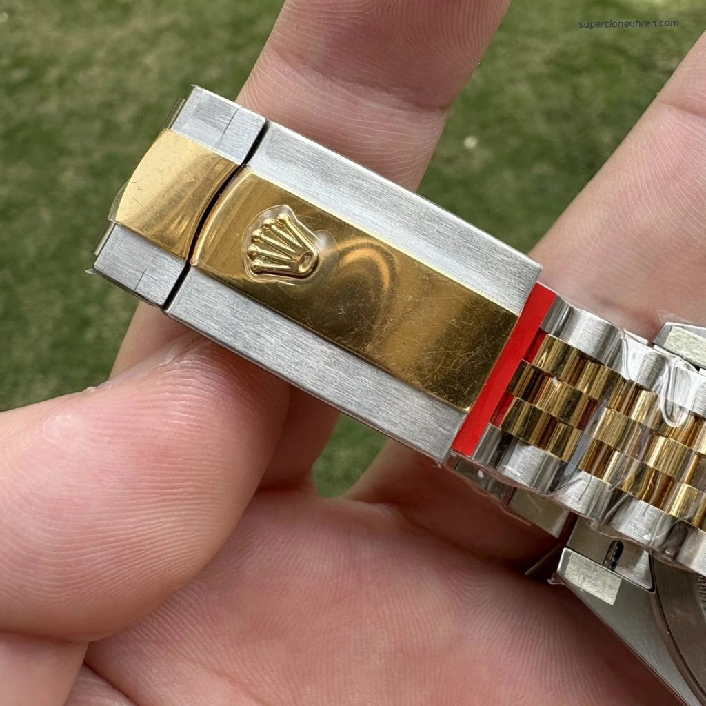 1:1 Super Clone Uhr Rolex Datejust 126333 Zweifarbig Gold-Stahl Jubilé-Band 41mm