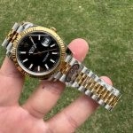1:1 Super Clone Uhr Rolex Datejust 126333 Zweifarbig Gold-Stahl Jubilé-Band 41mm