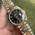 1:1 Super Clone Uhr Rolex Datejust 126333 Zweifarbig Gold-Stahl Jubilé-Band 41mm