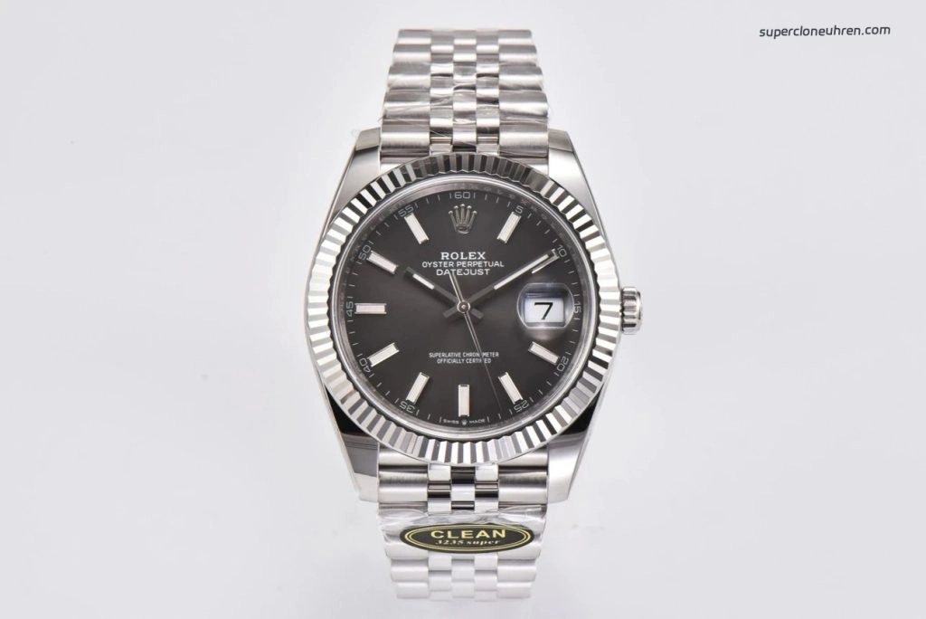 1:1 Super Clone Uhr Rolex Datejust m126334-0014 Oyster Jubilé Edelstahl 41mm