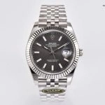 1:1 Super Clone Uhr Rolex Datejust m126334-0014 Oyster Jubilé Edelstahl 41mm