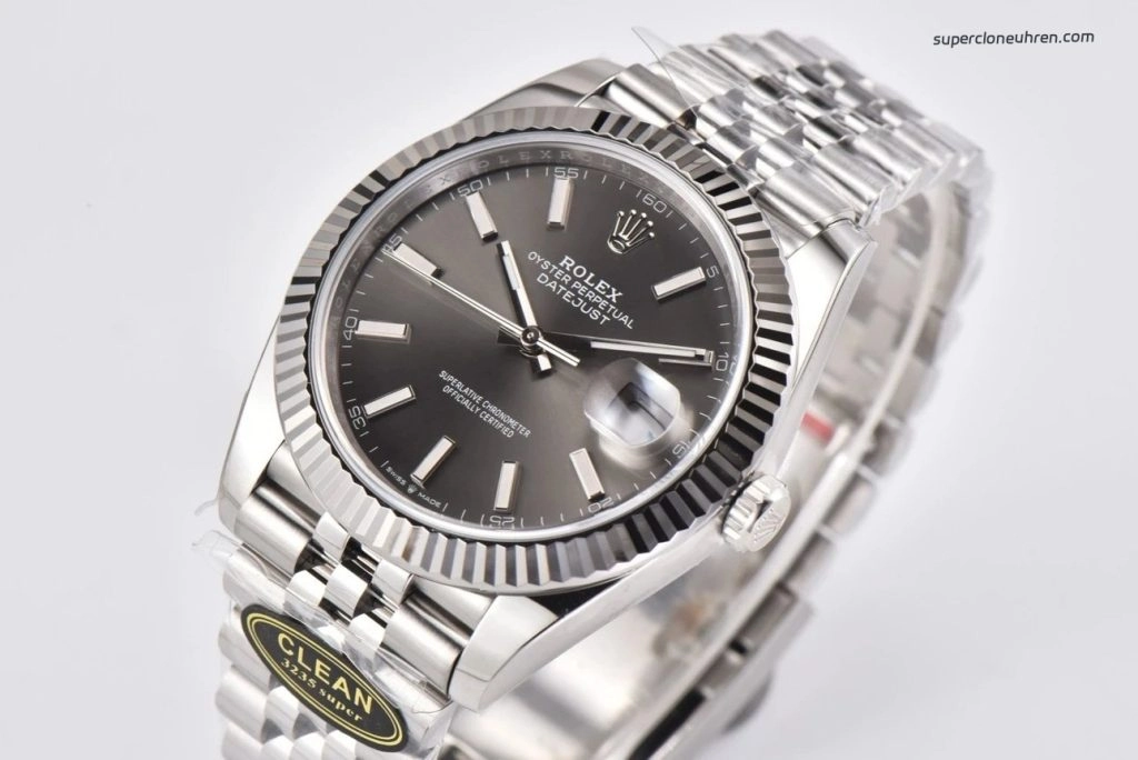 1:1 Super Clone Uhr Rolex Datejust m126334-0014 Oyster Jubilé Edelstahl 41mm