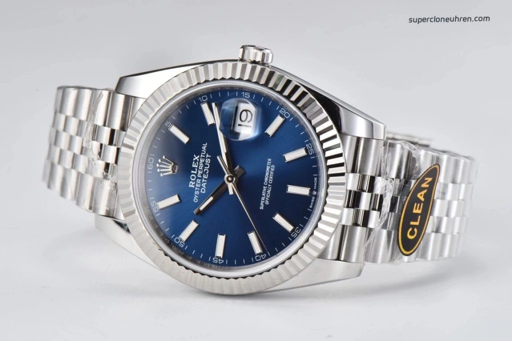 1:1 Super Clone Uhr Rolex Datejust 126334-0002 Jubilé-Band Stahl 41mm