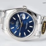 1:1 Super Clone Uhr Rolex Datejust 126334-0001 Blaues Zifferblatt Oysterband 41mm