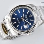 1:1 Super Clone Uhr Rolex Datejust 126334-0001 Blaues Zifferblatt Oysterband 41mm
