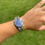 Premium Replica Uhr Rolex Datejust 126334 Eisblaues Zifferblatt mit römischen Ziffern 41 mm