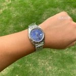 Premium Replica Uhr Rolex Datejust 126334 Eisblaues Zifferblatt mit römischen Ziffern 41 mm