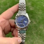 Premium Replica Uhr Rolex Datejust 126334 Eisblaues Zifferblatt mit römischen Ziffern 41 mm