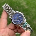 Premium Replica Uhr Rolex Datejust 126334 Eisblaues Zifferblatt mit römischen Ziffern 41 mm