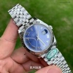 Premium Replica Uhr Rolex Datejust 126334 Eisblaues Zifferblatt mit römischen Ziffern 41 mm