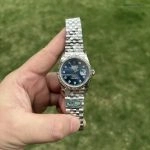 Premium Replica Uhr Rolex Datejust 126234 blaues Zifferblatt mit Diamantindizes 36mm