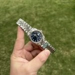 Premium Replica Uhr Rolex Datejust 126234 blaues Zifferblatt mit Diamantindizes 36mm