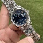 Premium Replica Uhr Rolex Datejust 126234 blaues Zifferblatt mit Diamantindizes 36mm