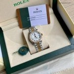 Premium Replica Uhr Rolex Datejust m278383rbr-0002 Bicolor mit Diamantlünette 31 mm