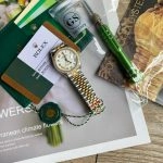 Premium Replica Uhr Rolex Datejust m278383rbr-0002 Bicolor mit Diamantlünette 31 mm
