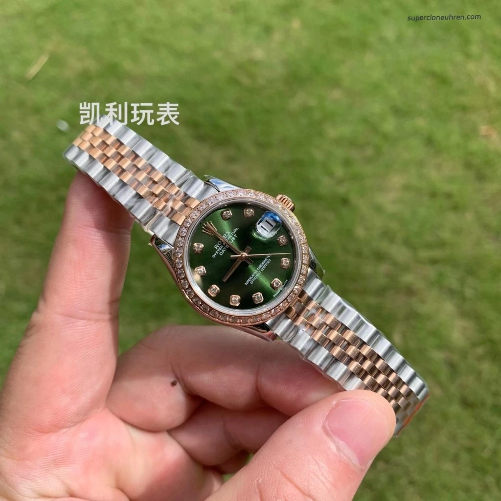 Premium Replica Uhr Rolex Datejust 31 m279381rbr-0007 Bicolor mit Diamantbesatz 31mm