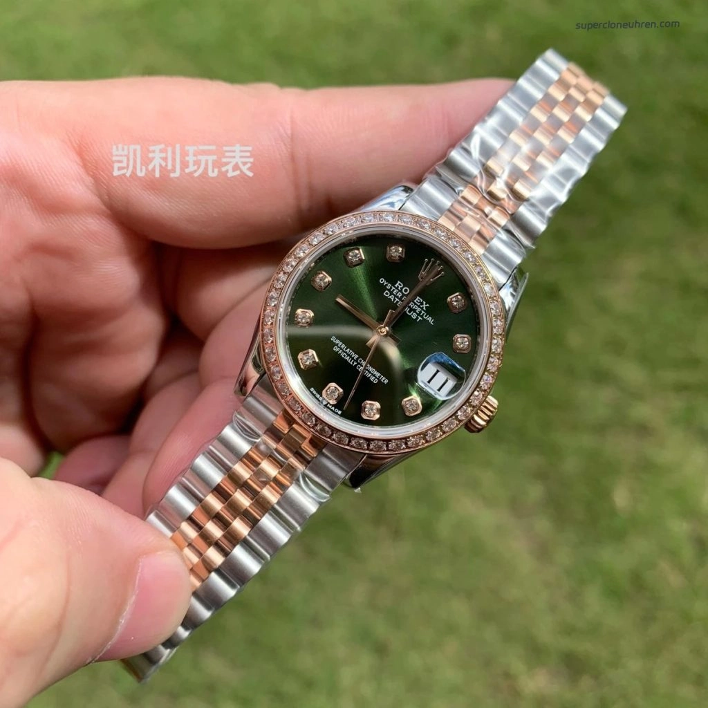Premium Replica Uhr Rolex Datejust 31 m279381rbr-0007 Bicolor mit Diamantbesatz 31mm