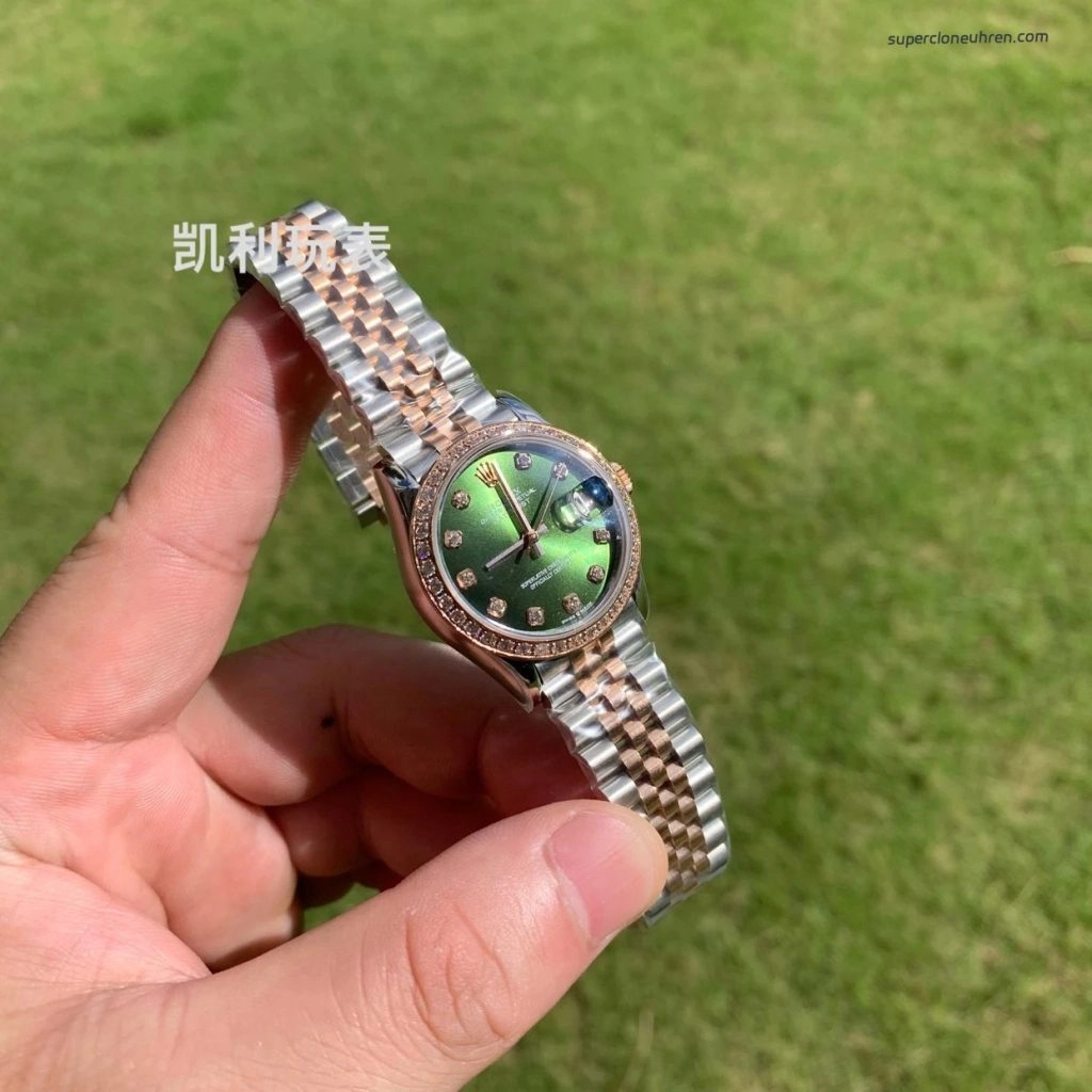 Premium Replica Uhr Rolex Datejust 31 m279381rbr-0007 Bicolor mit Diamantbesatz 31mm