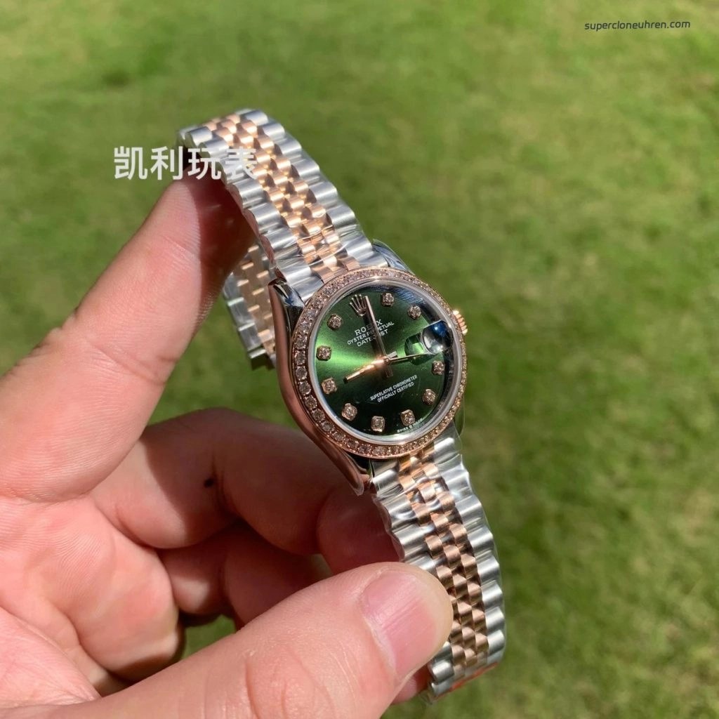 Premium Replica Uhr Rolex Datejust 31 m279381rbr-0007 Bicolor mit Diamantbesatz 31mm