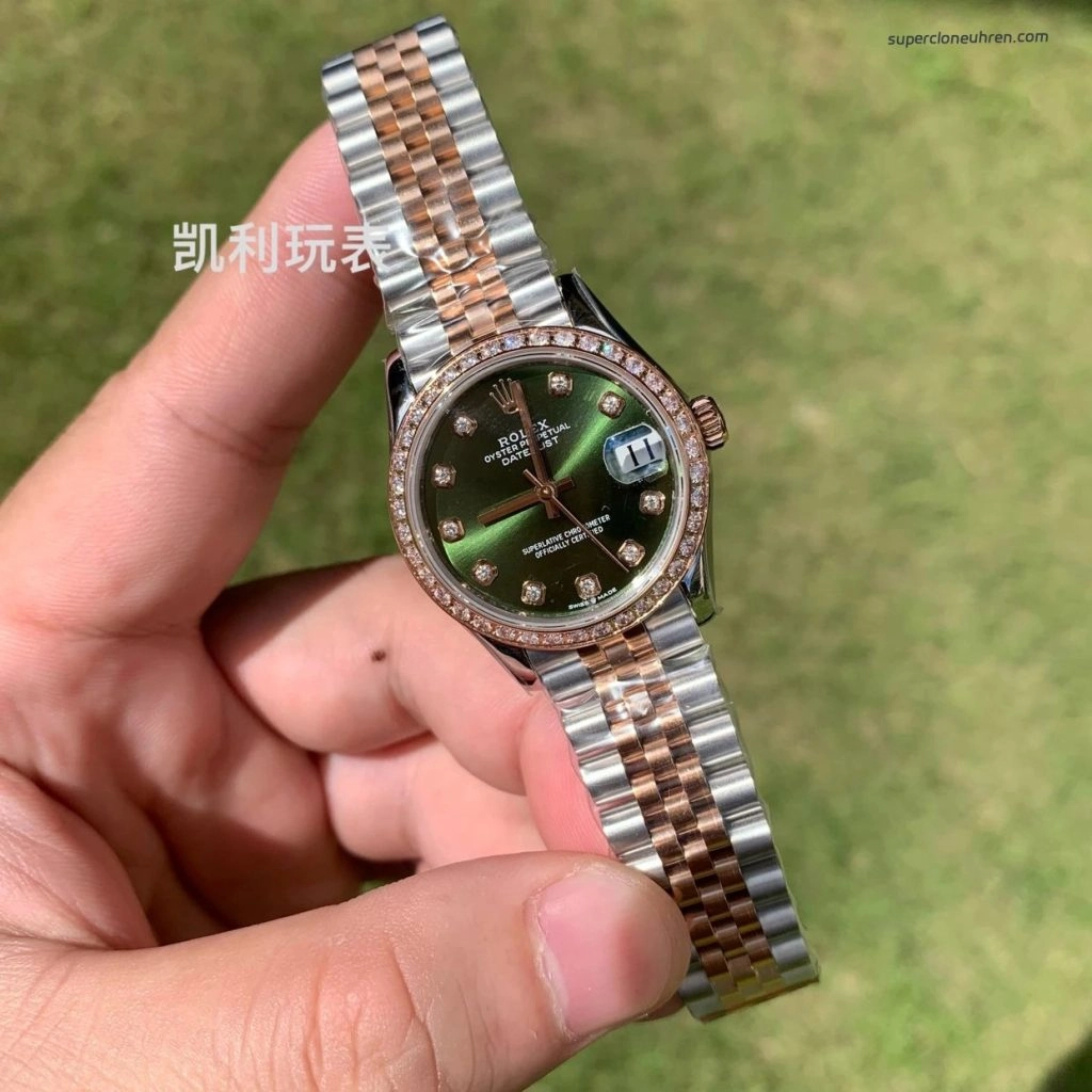 Premium Replica Uhr Rolex Datejust 31 m279381rbr-0007 Bicolor mit Diamantbesatz 31mm