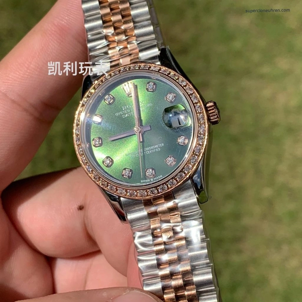 Premium Replica Uhr Rolex Datejust 31 m279381rbr-0007 Bicolor mit Diamantbesatz 31mm