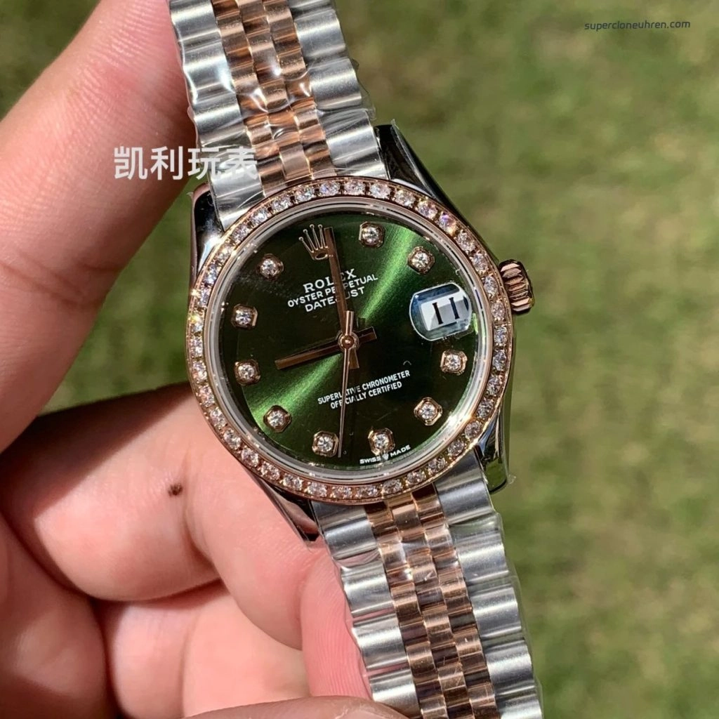 Premium Replica Uhr Rolex Datejust 31 m279381rbr-0007 Bicolor mit Diamantbesatz 31mm