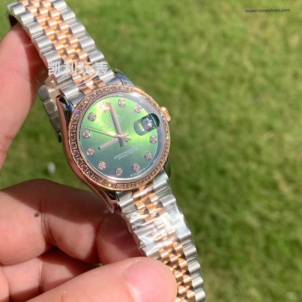 Premium Replica Uhr Rolex Datejust 31 m279381rbr-0007 Bicolor mit Diamantbesatz 31mm