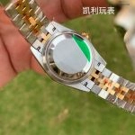 Premium Replica Uhr Rolex Datejust m278383rbr-0032 mit grünem Blumen-Zifferblatt und Diamantlünette 31mm