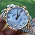 Premium Replica Uhr Rolex Datejust 278271-0026 Perlmutt-Zifferblatt in Roségold 31mm