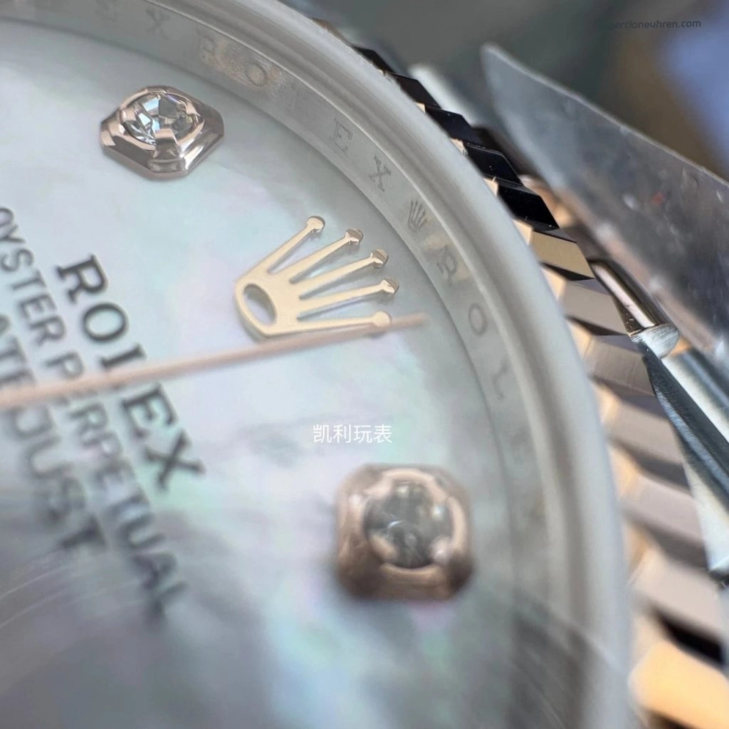Premium Replica Uhr Rolex Datejust 278271-0026 Perlmutt-Zifferblatt in Roségold 31mm