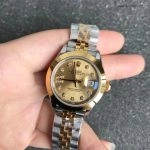 1:1 Super Clone Uhr Rolex Datejust m279173-0013 Bicolor mit Perlmuttzifferblatt 28mm